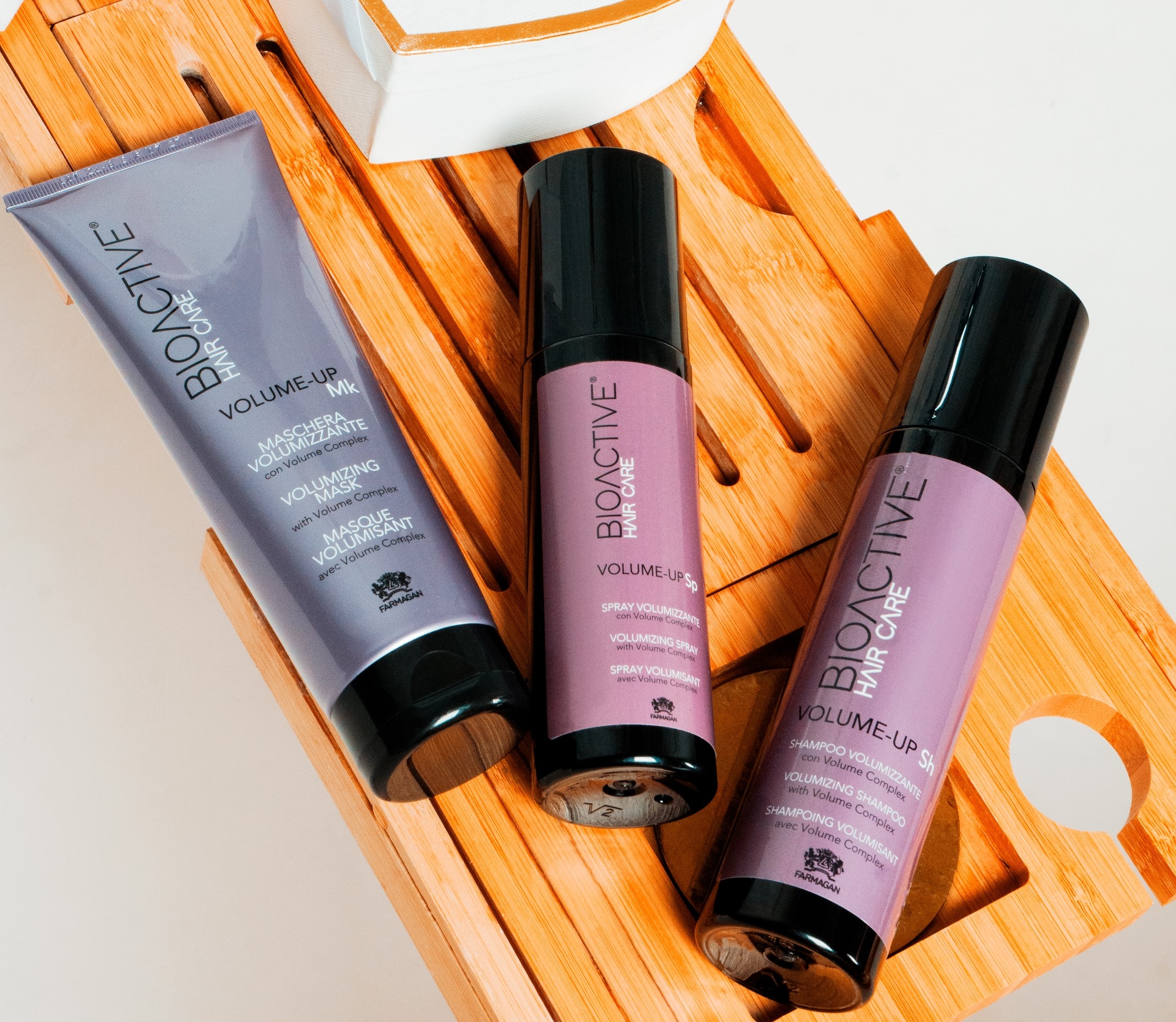 Тройной уход для объема волос!<